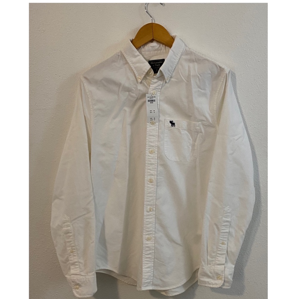 White Abercrombie Men shirt